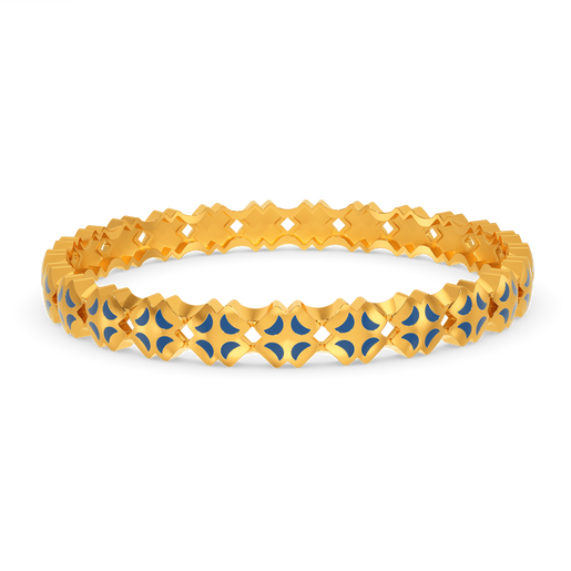Dream In Denim Gold Bangles