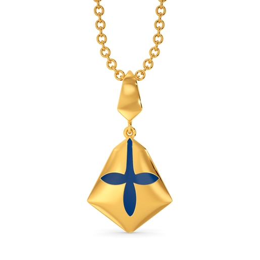 Glinted Art Gold Pendants