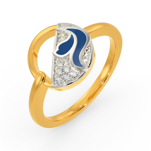 Fancy In Blue Diamond Rings