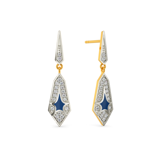 Dare Denim Diamond Earrings