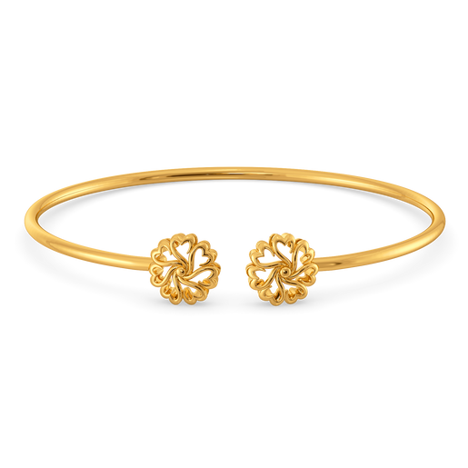Party Florals Gold Bangles