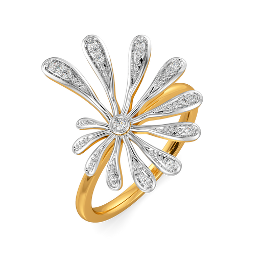 Powerful Flora Diamond Rings
