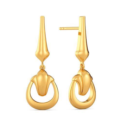 Stallion Suave Gold Earrings
