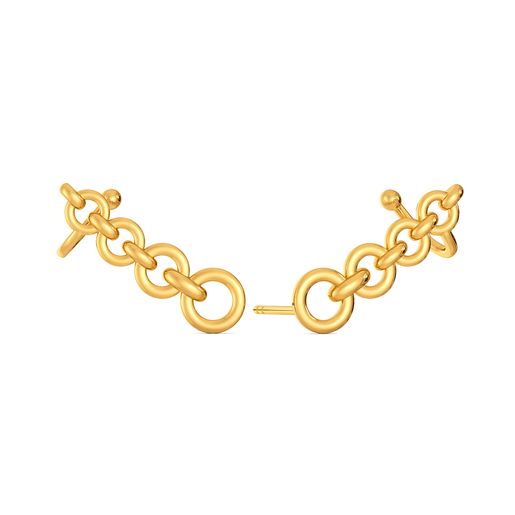 Free N Equine Gold Earrings
