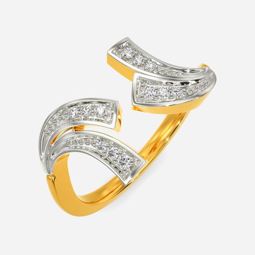 Aqua Fins Diamond Rings