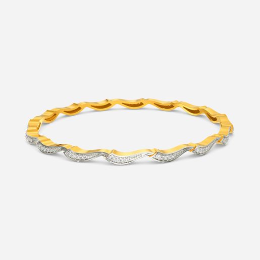 Aqua Fins Diamond Bangles