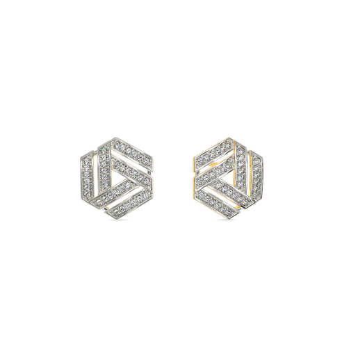 Stripes of Wonder Diamond Earrings