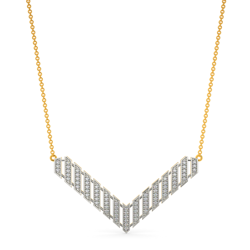Stripe Mood Diamond Necklaces