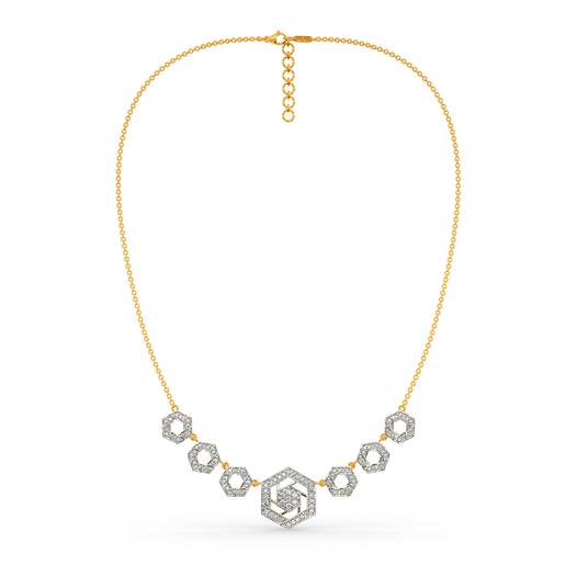 Snazzy Stripes Diamond Necklaces