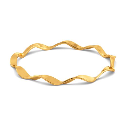 Flair of Loops Gold Bangles