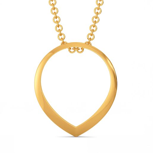 Balloon Drama Gold Pendants