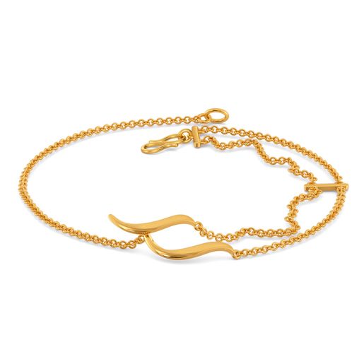 Extra Edgy Gold Bracelets