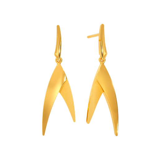 Boldest Bling Gold Earrings