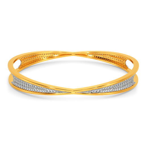 New Edge Diamond Bangles