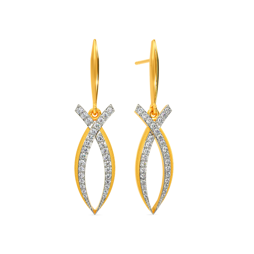 Edge Perfect Diamond Earrings