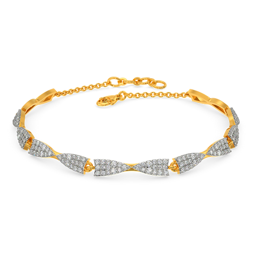 Edge O Clock Diamond Bracelets