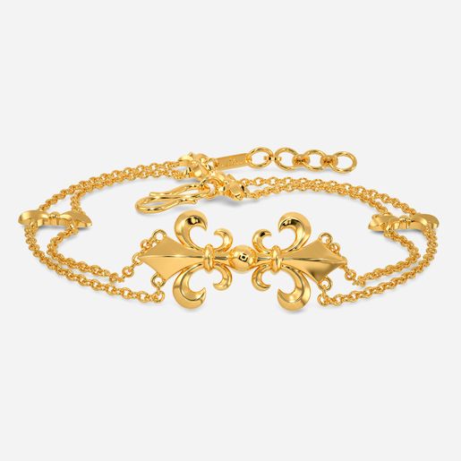 Glass Slippers Gold Bracelets