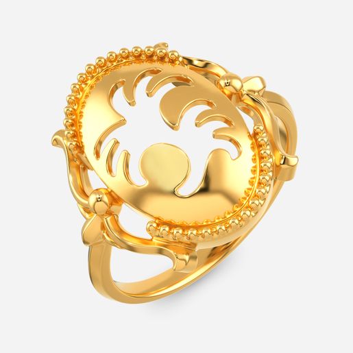Heart of a Dragon Gold Rings