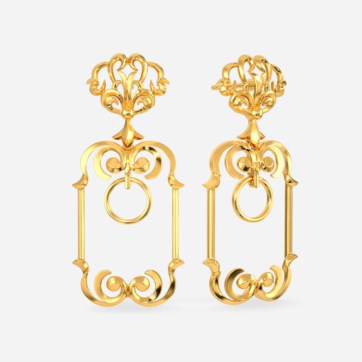 Moonlight Escape Gold Earrings
