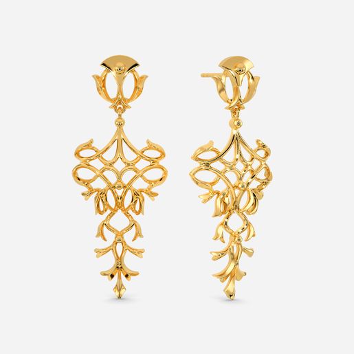 Mystical Muse Gold Earrings