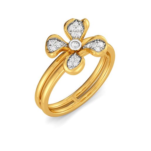 The Flower Inc Diamond Rings