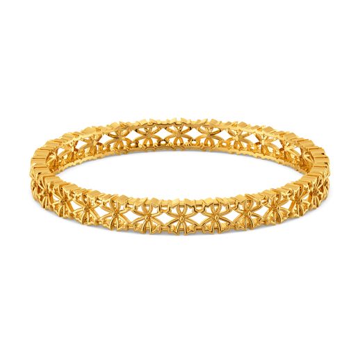 Blossom Bash Gold Bangles