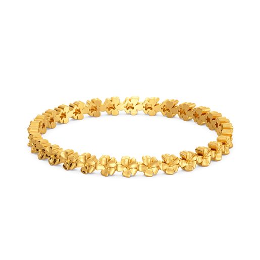 Fresh As a Daisy Gold Bangles