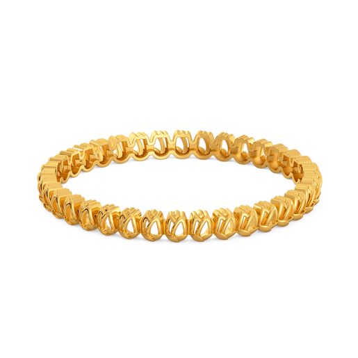 Tune Into Tulip Gold Bangles