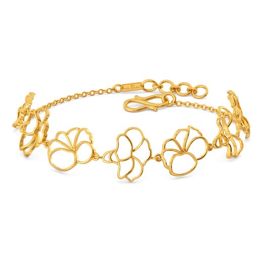 Orchid Aboard Gold Bracelets