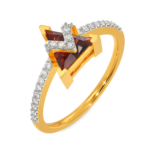 Iconic Garnet Diamond Rings