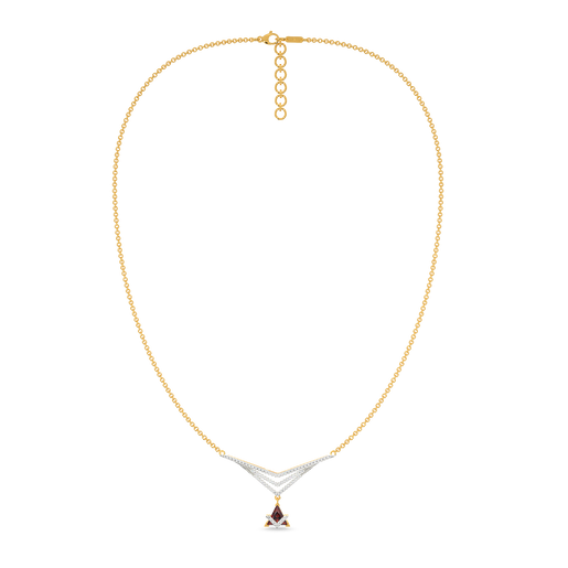 Red Drama Diamond Necklaces