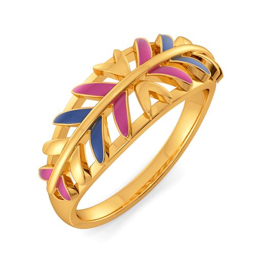 Pop Quills Gold Rings