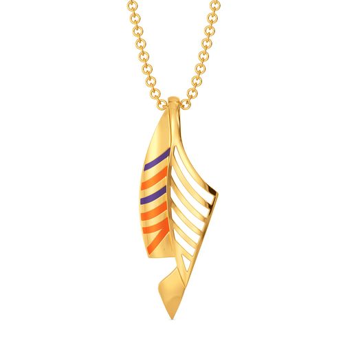 Feather Weather Gold Pendants