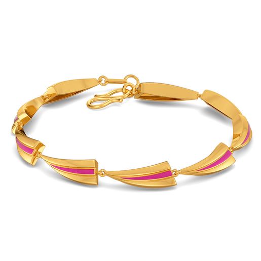 Club Fuchsia Gold Bracelets