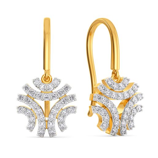 Pop O Vogue Diamond Drop Earring