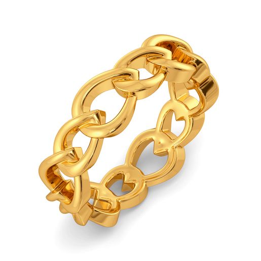 Match the Mesh Gold Rings