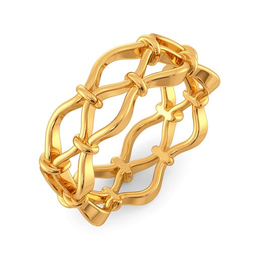 Nets Gone Hip Gold Rings