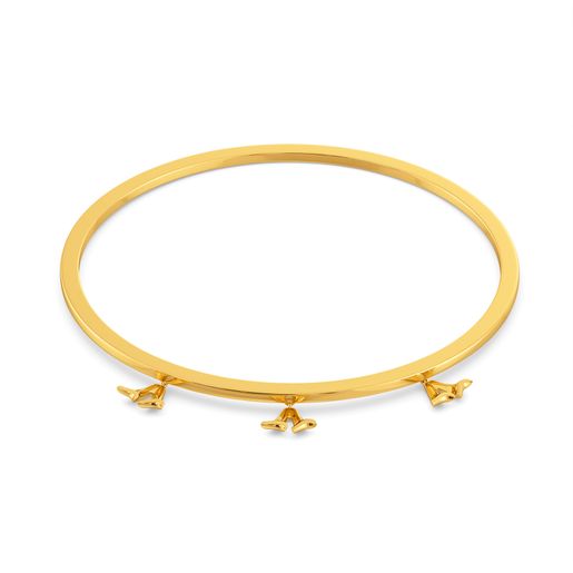 Fall For Fringe Gold Bangles