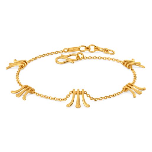 A Fringe Escape Gold Bracelets