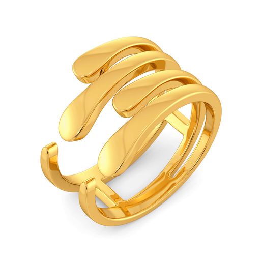A Fringe Escape Gold Rings