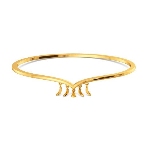 A Fringe Escape Gold Bangles