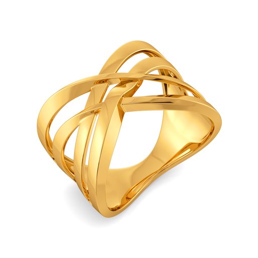 Fringe Fever Gold Rings