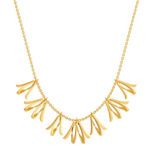 Feel The Fringe Gold Necklaces