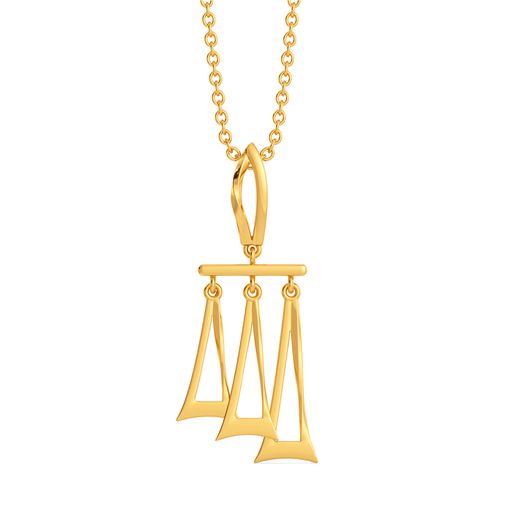 Feel The Fringe Gold Pendants