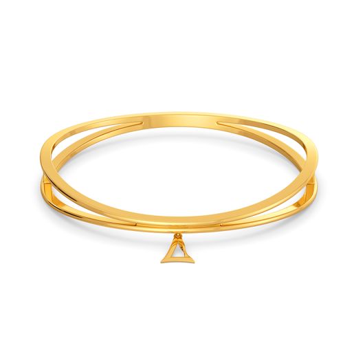 Feel The Fringe Gold Bangles