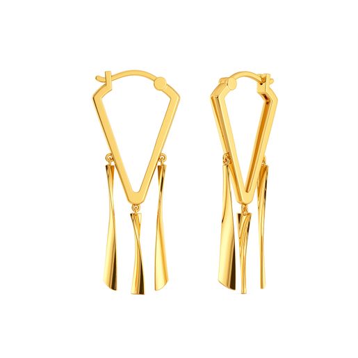 Synced to Fringe Gold Earrings