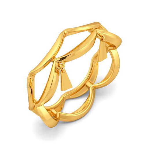 Fringe Freedom Gold Rings