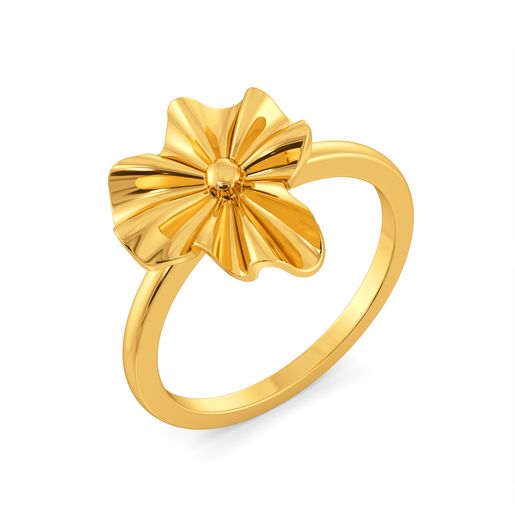Frill Seeker Gold Rings