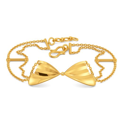 Flounce First Gold Bracelets