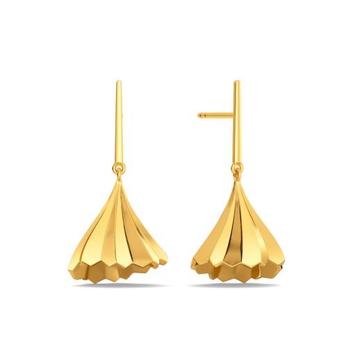 Flounce First Gold Earrings